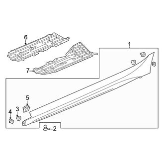 Honda OE - Pillars, Rocker & Floor - Exterior Trim