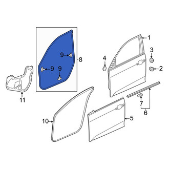 Honda OE - Front Right Outer Door Seal