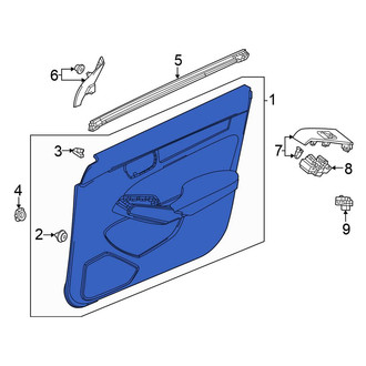Honda OE - Rear Left Outer Door Outer Panel