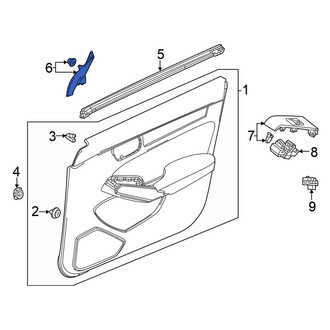 Honda OE - Front Right Door Trim Molding