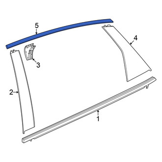 Honda OE - Front Left Door Reveal Molding