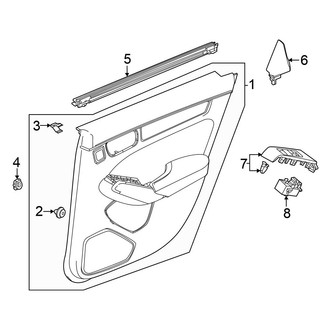 Honda OE - Rear Door - Interior Trim (Hatchback)