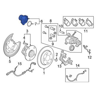 Honda OE - Rear Left Parking Brake Actuator
