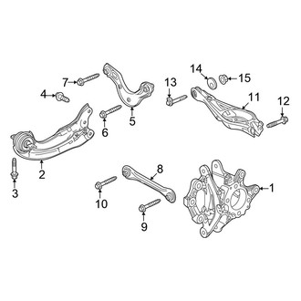 Honda OE - Rear Suspension - Suspension Components