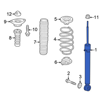 Honda OE - Rear Suspension Shock Absorber