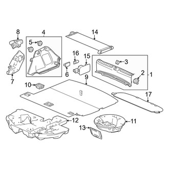 Honda OE - Rear Body & Floor - Interior Trim (Hatchback)