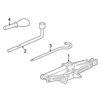 Honda OE - Rear Body & Floor - Jack & Components (EX-L / LX / Sport / Sport Touring Hatchback)