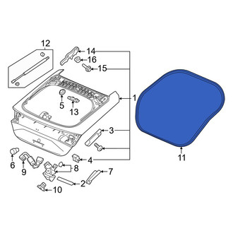 Honda OE - Rear Hatch Seal
