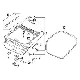 Honda OE - Lift Gate - Gate & Hardware (Type R)