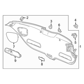 Honda OE - Lift Gate - Interior Trim (Type R)