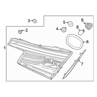 Honda OE - Rear Lamps - Backup Lamps (EX-L / Sport / Sport Touring Hatchback)