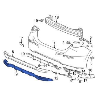 Honda OE - Rear Valance Panel