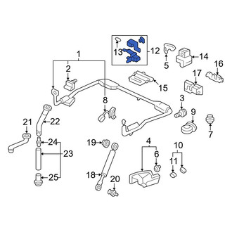Honda OE - Rear Right Convertible Top Latch