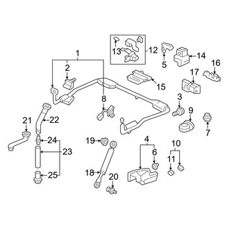 Honda OE - Trunk Lid - Roof Holder