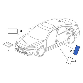 Honda OE - Tire Information Label