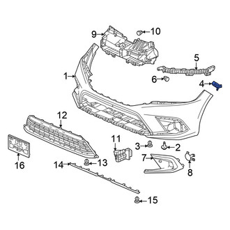 Honda OE - Front Left Bumper Guide