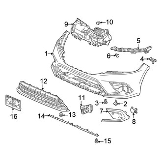 Honda OE - Front Bumper & Grille - Bumper & Components (Bumper Cover & Trim)