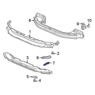 Honda OE - Bumper Cover Support Rail Brace