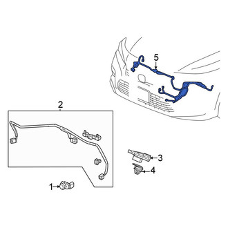 Honda OE - Front Parking Aid System Wiring Harness