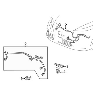 Honda OE - Front Bumper & Grille - Electrical Components (Sedan)