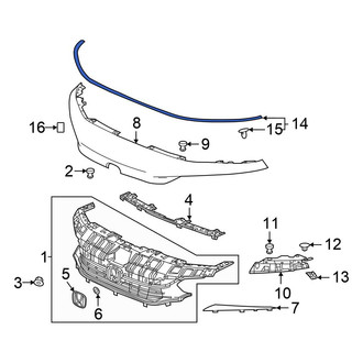 Honda OE - Front Hood Seal
