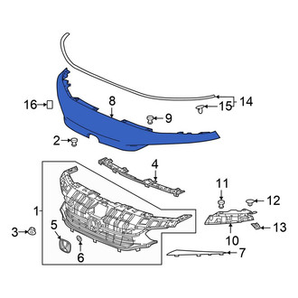 Honda OE - Front Grille Molding