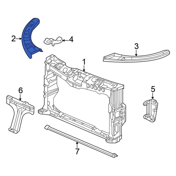 Radiator Support Side Panel