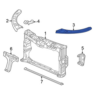 Honda OE - Front Left Radiator Support Side Panel