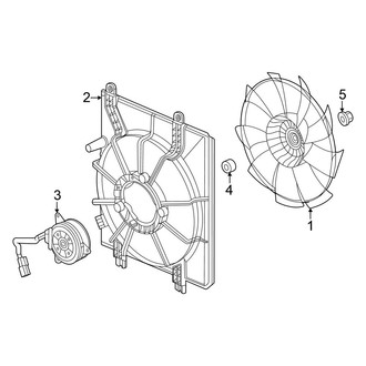 Honda OE - Cooling Fan (EX / LX / Sport Sedan 2.0L)