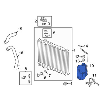 Honda OE - Engine Coolant Reservoir