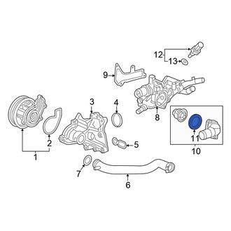 Honda OE - Engine Coolant Thermostat Housing Seal