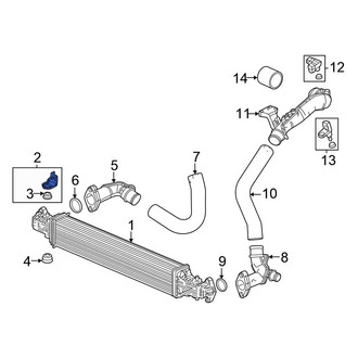 Honda OE - Right Intercooler Bracket