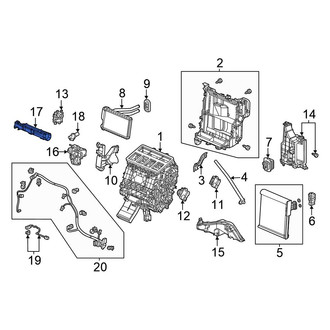 Honda OE - Left Outer Cabin Air Intake Duct
