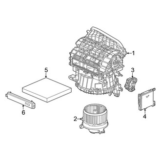 Honda OE - Air Conditioner & Heater - Blower Motor & Fan (EX / LX / Sport / Touring Sedan)