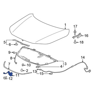 Honda OE - Front Hood Latch
