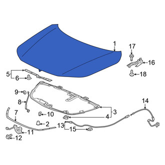 Honda OE - Front Hood Panel