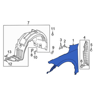 Honda OE - Front Right Fender
