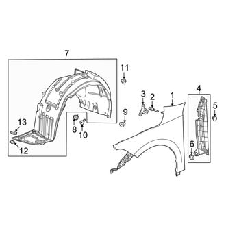 Honda OE - Fender & Components