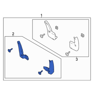 Honda OE - Front Mud Flap Kit