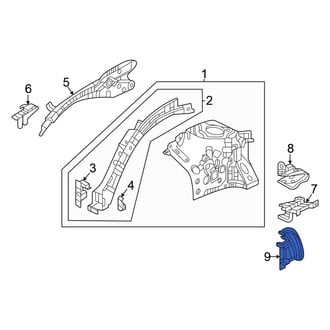 Honda OE - Battery Tray Bracket