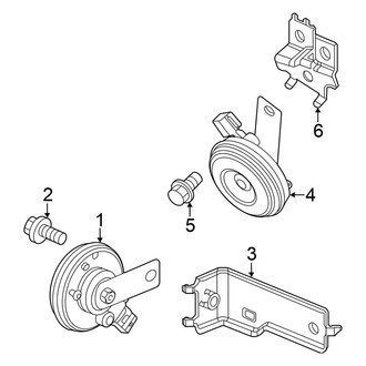 Honda OE - Electrical - Horn (Sedan)