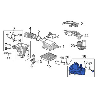 Honda OE - Engine Air Intake Resonator