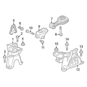 Honda OE - Engine / Transaxle - Engine & Transmission Mounting