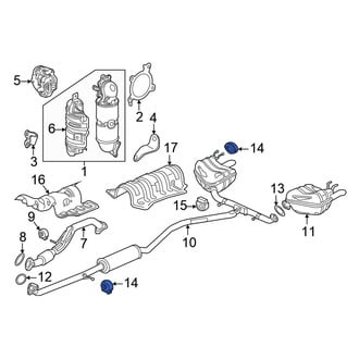 Honda OE - Exhaust System Hanger