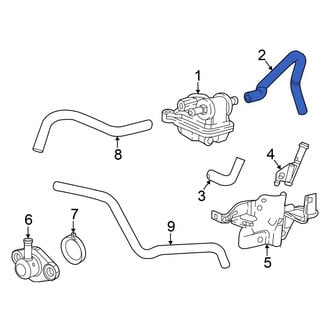 Honda OE - Upper Evaporative Emissions System Lines