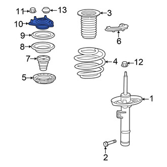 Honda OE - Front Suspension Strut Mount
