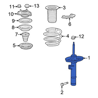 Honda OE - Front Right Suspension Strut