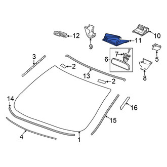 Honda OE - Front Rain Sensor Cover