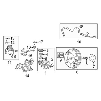 Honda OE - Cowl - Components on Dash Panel (1.5L)