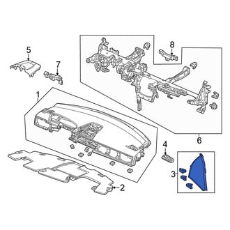 Honda OE - Left Instrument Panel Side Cover
